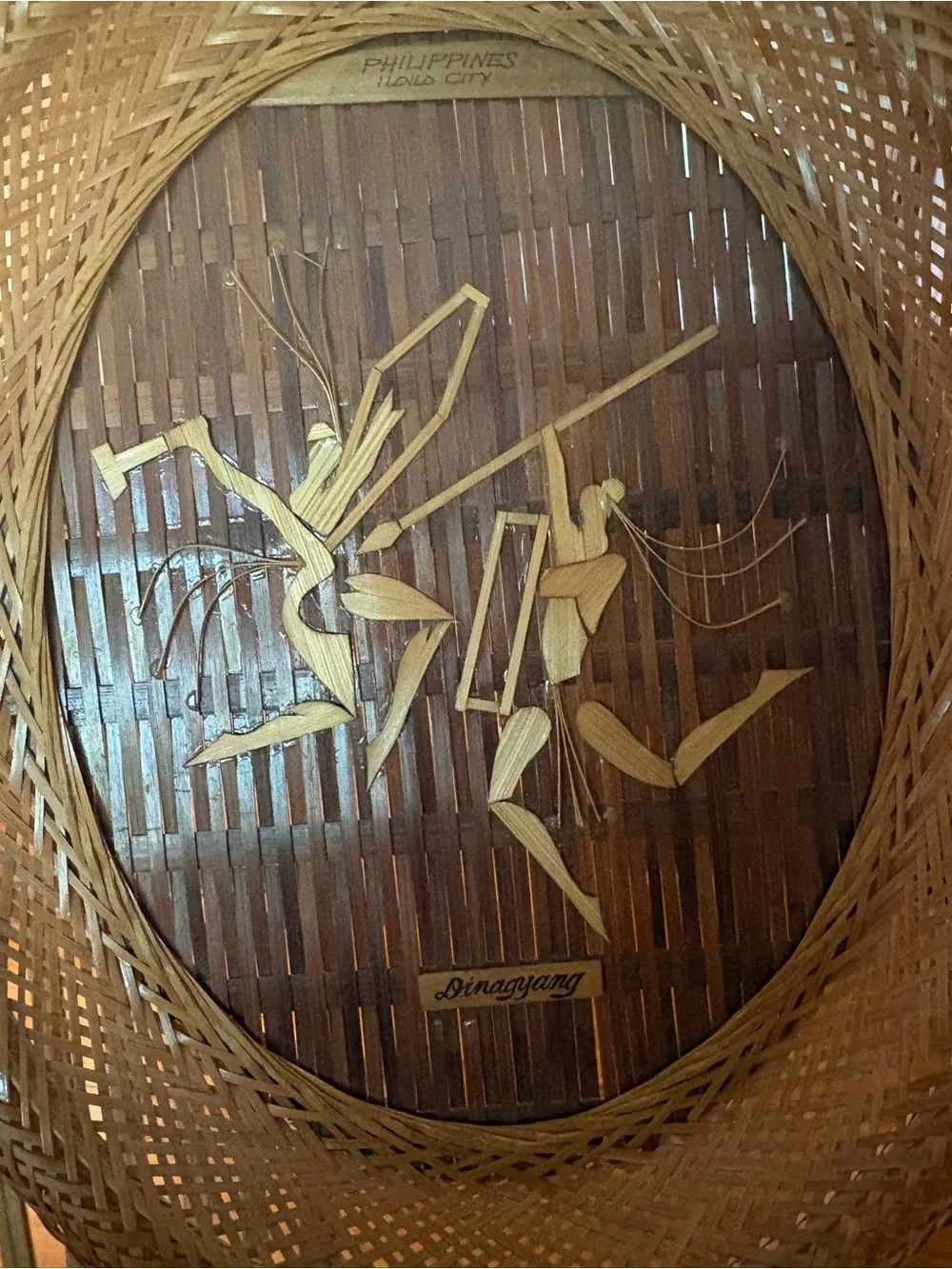 Handwoven Rattan Eagle Wall Accent - Philippines
